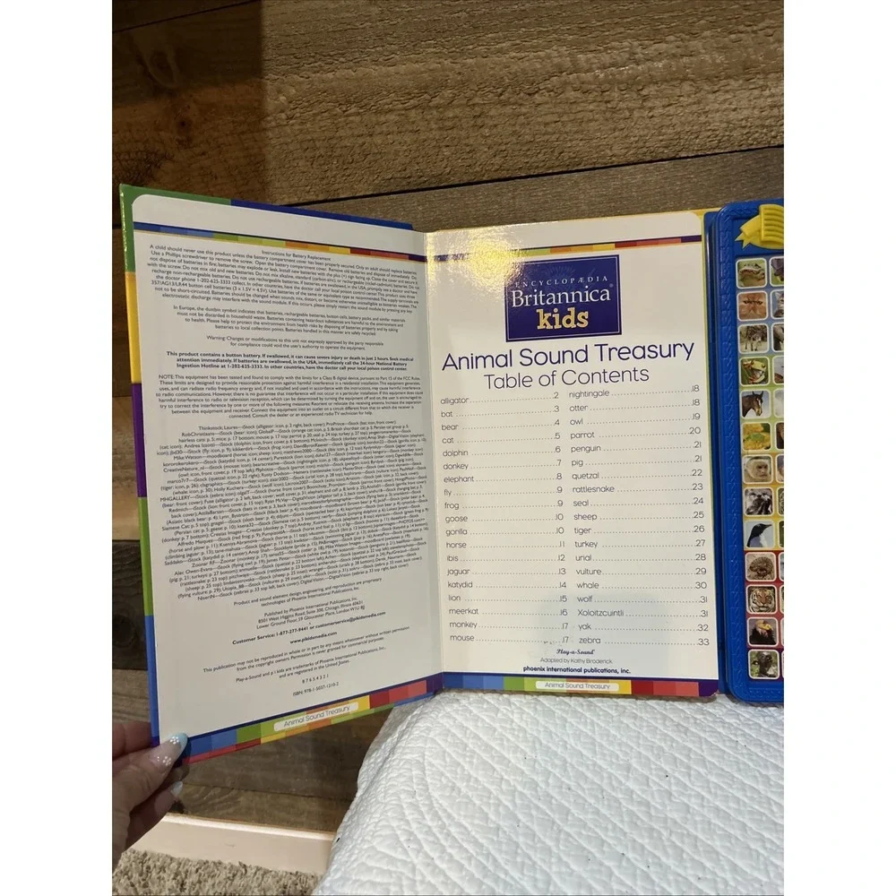 Encyclopedia Britannica Kids - Animal Sound Treasury Book - PI Kids,‎ Editors of